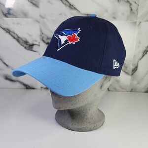 Blue Jays Hat. Toronto New Era Navy and Light Blue Cap. Adjustable Unisex
